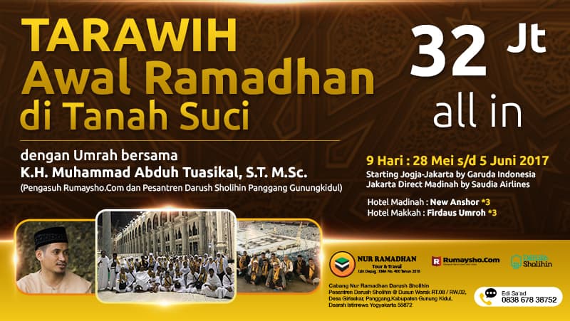 Tarawih di Tanah Suci di Awal Ramadhan Bersama Ustadz M 